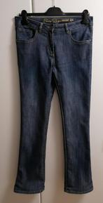 Blauw jeansbroek bootcut gele stiksels van JBC, maat 38, Comme neuf, Bleu, Enlèvement ou Envoi