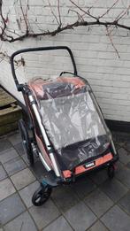 Thule Chariot Cross 2 - fietskar 2 kindjes goede staat, Ophalen, Gebruikt, Opvouwbaar, 20 tot 40 kg
