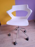 bureaustoel, Ophalen, Zo goed als nieuw, Wit, Bureaustoel
