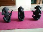 3 Beeldjes Horen, Zien en Zwijgen, Verzamelen, Beelden en Beeldjes, Ophalen, Nieuw
