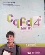 Livre scolaire CQFD math  4me secondaire, Gelezen, ASO, Wiskunde A, Ophalen of Verzenden
