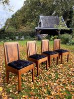 Set van 4 Art Deco eetkamerstoelen stoelen uit jaren '30, Ophalen