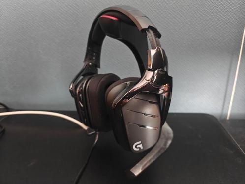 Logitech G633 koptelefoon, Computers en Software, Headsets, Zo goed als nieuw, Over-ear, Bedraad, Gaming headset, Inklapbare microfoon