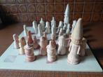 Marmeren schaakspel 36 cm vierkant, Hobby en Vrije tijd, Een of twee spelers, Ophalen of Verzenden, Gebruikt, KENIA