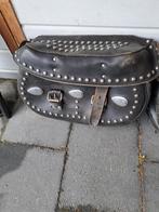 Harley Davidson vintage lederen tassen, Ophalen of Verzenden, Gebruikt