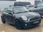Mini Cooper 1.6Benzine 2007 187.xxxkm/Airco, 1 Jaar Garantie, Auto's, Voorwielaandrijving, Stof, Zwart, Zwart