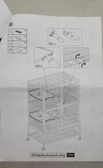 Cage à oiseaux neuve dans emballage d'origine H 138 cm, Animaux & Accessoires, Enlèvement, Neuf, Métal, Cage à oiseaux