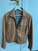 Bruin luxueuze lederen jas van Massimo Dutti, Kleding | Dames, Ophalen, Maat 46/48 (XL) of groter, Zo goed als nieuw, Bruin