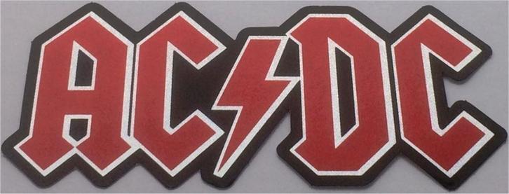 ACDC metallic sticker #2, Verzamelen, Muziek, Artiesten en Beroemdheden, Nieuw, Verzenden
