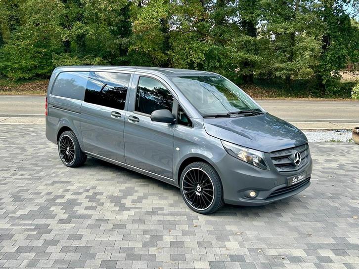 44.000 KM | 5 ZIT | MERCEDES VITO, Auto's, Bestelwagens en Lichte vracht, Bedrijf, Mercedes-Benz, Diesel, Euro 6, Leder, Dealer onderhouden
