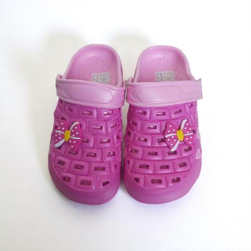 Crocs donkerroze met strikje 31, Kinderen en Baby's, Kinderkleding | Schoenen en Sokken, Nieuw, Schoenen, Meisje, Verzenden