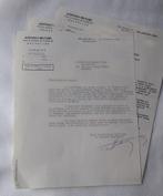 1946 Lettres de Auditoriat militaire à Bruxelles, Ophalen of Verzenden, Zo goed als nieuw, Algemeen, 1945 tot heden