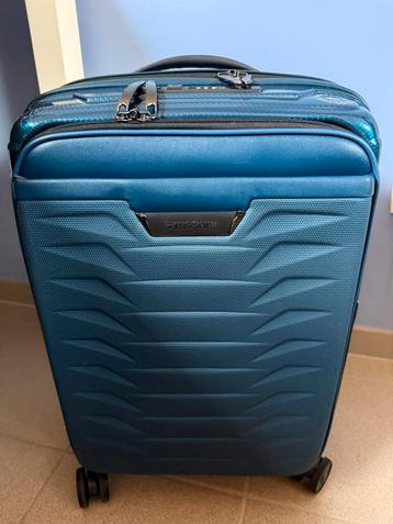 Blauwe samsonite proxis 55 easy access handbagage valies beschikbaar voor biedingen