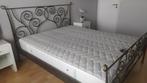 Tweepersoonsbed, Huis en Inrichting, Slaapkamer | Bedden, Ophalen, Tweepersoons, Zo goed als nieuw, 200 cm