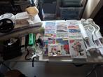 Wii + consoles + toebehoren en ca. 20 spelletjes, Games en Spelcomputers, Spelcomputers | Nintendo Wii, Ophalen, Gebruikt, Met 3 controllers of meer
