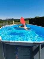 Piscine ovale Bestway powersteel, Jardin & Terrasse, Piscines, Enlèvement, Utilisé, Ovale