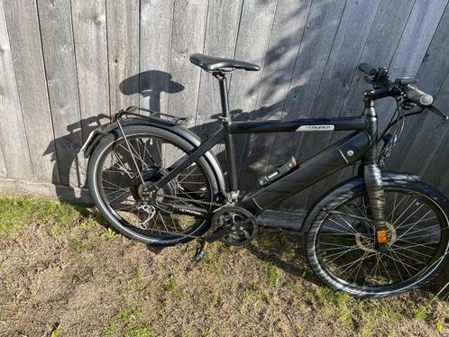 Stromer elektrisch fiets ST1 zwart 40per u + nummerplaat, Fietsen en Brommers, Elektrische fietsen, Gebruikt, Stromer, 50 km per accu of meer