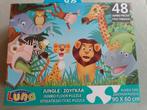 Jumbo vloerpuzzel jungle 48st, Kinderen en Baby's, Speelgoed | Kinderpuzzels, Ophalen, 10 tot 50 stukjes, Gebruikt, 2 tot 4 jaar