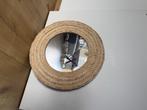 Rotan spiegel, Ophalen, Rond, Zo goed als nieuw, Minder dan 100 cm