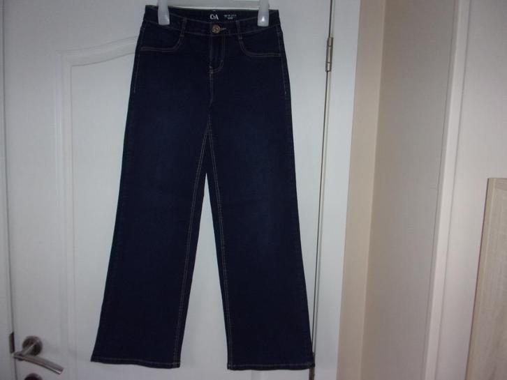 Heel mooie meisjes jeans. Maat 158 (WIDE LEG), Kinderen en Baby's, Kinderkleding | Maat 158, Zo goed als nieuw, Meisje, Broek