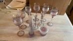 Decoratieve setje - kristallen glazen, Verzamelen, Ophalen, Zo goed als nieuw