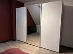 Grote kleerkast met schuifdeuren en spiegel, Huis en Inrichting, Ophalen, Zo goed als nieuw