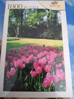 NIEUWE Puzzel 1000stukjes "tulpentuin" (gesloten verpakking), Enlèvement ou Envoi, 500 à 1500 pièces, Neuf, Puzzle