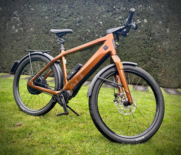 STROMER ST3–Pinion—Limited Edition—Ipanema Brown—Maat L, Fietsen en Brommers, Elektrische fietsen, Gebruikt, Stromer, 50 km per accu of meer