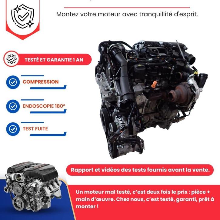 Complete motor Peugeot 208 2008 308 3008 508, Auto-onderdelen, Motor en Toebehoren, Citroën, Opel, Peugeot, Nieuw, Ophalen of Verzenden