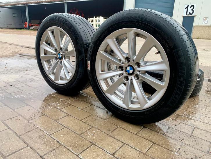 4 Originele 17’ Alu BMW velgen, Auto-onderdelen, Banden en Velgen, Band(en), Zomerbanden, 17 inch, 225 mm, Personenwagen, Gebruikt