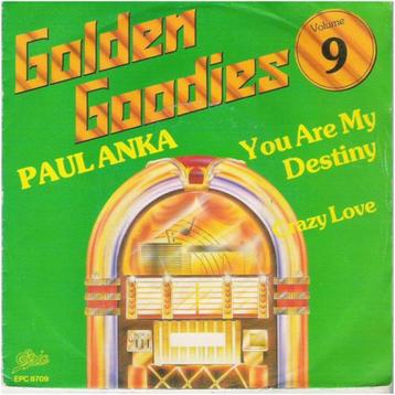 PAUL ANKA: "You are my destiny"/"Crazy love" beschikbaar voor biedingen
