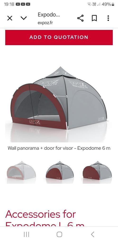 expo dome 6 meter, Tuin en Terras, Partytenten, Gebruikt, Ophalen