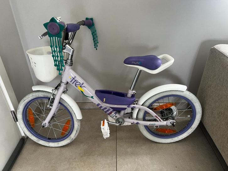 Kinderfiets Trek Mystic - Model Lara, Fietsen en Brommers, Fietsen | Kinderfietsjes, Zo goed als nieuw, Minder dan 16 inch, Zijwieltjes