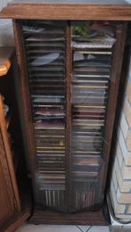 Meuble pour CD et DVD, 25 à 75 disques, Comme neuf, Enlèvement, Bois