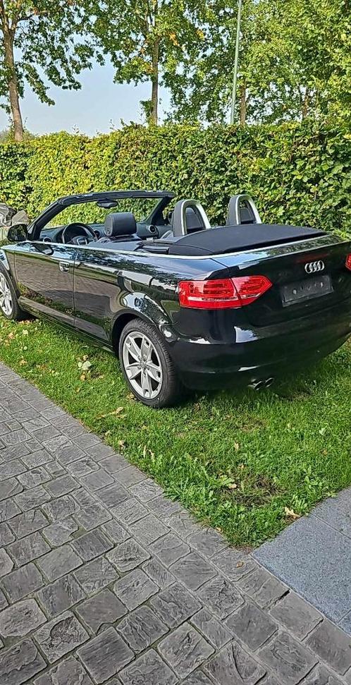 audi a3 1.8 tfsi, Auto's, Audi, Particulier, A3, Benzine, Euro 5, Cabriolet, 3 deurs, Handgeschakeld, Zwart, Zwart, Leder, Ophalen