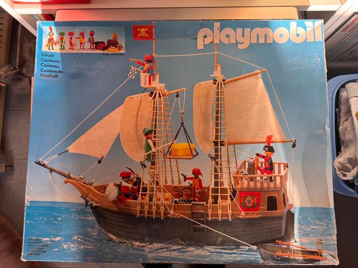 Playmobil vintage piratenboot, Kinderen en Baby's, Speelgoed | Playmobil, Gebruikt, Los Playmobil, Ophalen