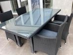 Tuinstel, Tuin en Terras, Ophalen, 4 zitplaatsen, Kunststof, Gebruikt