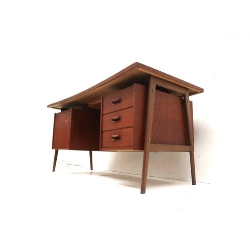 Vintage Deens design bureau jaren '60 '70 midcentury desk, Huis en Inrichting, Bureaus, Bureau, Verzenden