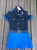 Carnavals politie jurkje maat 140, Enlèvement ou Envoi, Utilisé, 134 à 140, Fille