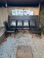 GRATIS LEDEREN EETKAMER STOELEN 6 stuks, Ophalen, Zo goed als nieuw