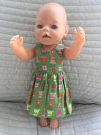 Babyborn: koopje 1 : Nieuw groen jurkje met bloemen, Ophalen of Verzenden, Nieuw, Babypop