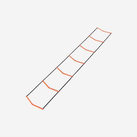 Essential 3.20m orange football training ladder, Doe-het-zelf en Bouw, Ladders en Trappen, Zo goed als nieuw, Ophalen of Verzenden