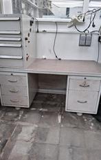 Bureau met ladekast retro, Ophalen, Gebruikt, Bureau
