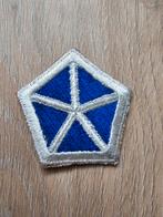 US WW2 5th corps patch whiteback D-Day, Ophalen of Verzenden