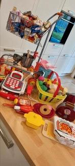 Pakket winkeltje + keukentje speelgoed kassa, Kinderen en Baby's, Ophalen, Gebruikt