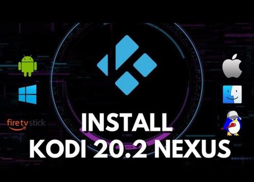 kodi 20.2  installeren =>  Kodi 20.2 "Nexus" - Release, Audio, Tv en Foto, Mediaspelers, Nieuw, Zonder harde schijf, HDMI, USB 2.0