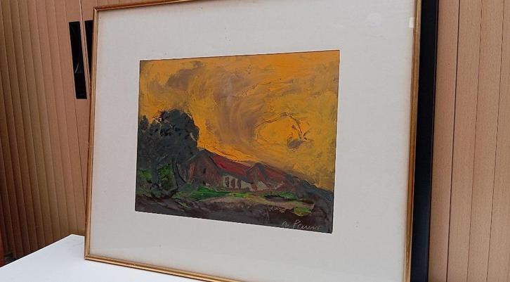 GABY DE PAUW (1924-2000) schilderij (7 b), Antiek en Kunst, Kunst | Schilderijen | Modern, Ophalen