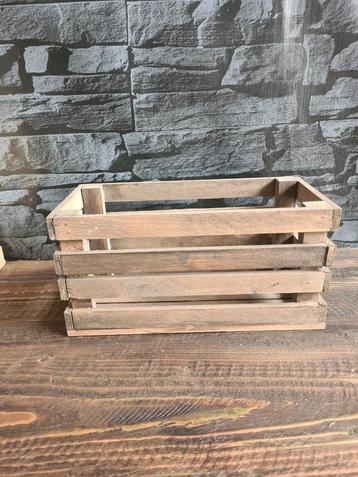  Decoratieve kistjes / Appelkistjes – Dark Oak beschikbaar voor biedingen