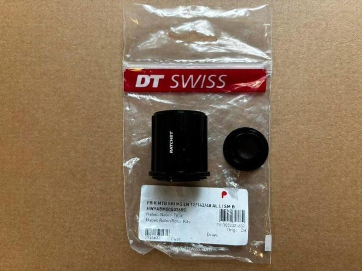 DT Swiss Ratchet Body Shimano Road 9/10/11-speed 12x142, Fietsen en Brommers, Fietsaccessoires | Fietsbellen, Nieuw, Ophalen of Verzenden