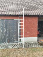 Ladder aluminium gebruikt, Doe-het-zelf en Bouw, Ladders en Trappen, Ophalen of Verzenden, Zo goed als nieuw, Ladder